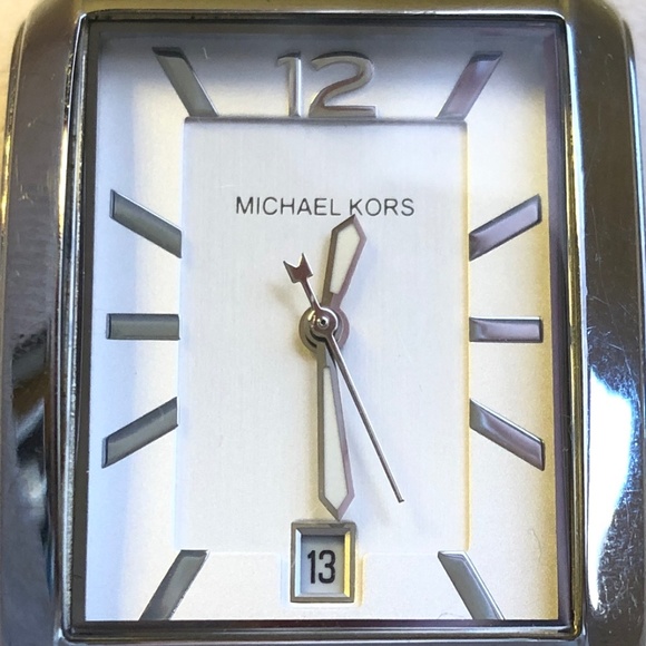 MICHAEL KORS acetate tortoiseshell rectangular watch - Picture 4 of 16
